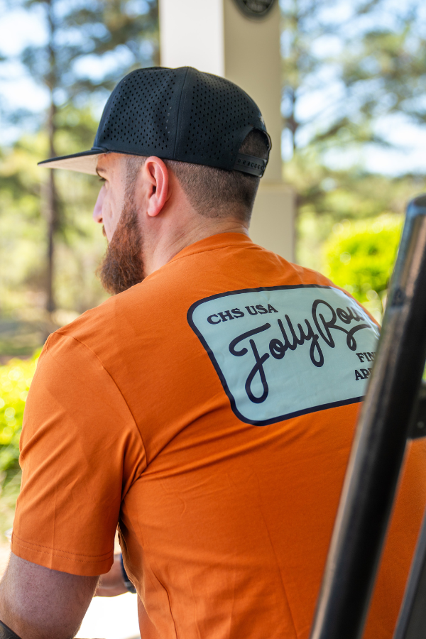 THE HARBOR TEE - BURNT ORANGE
