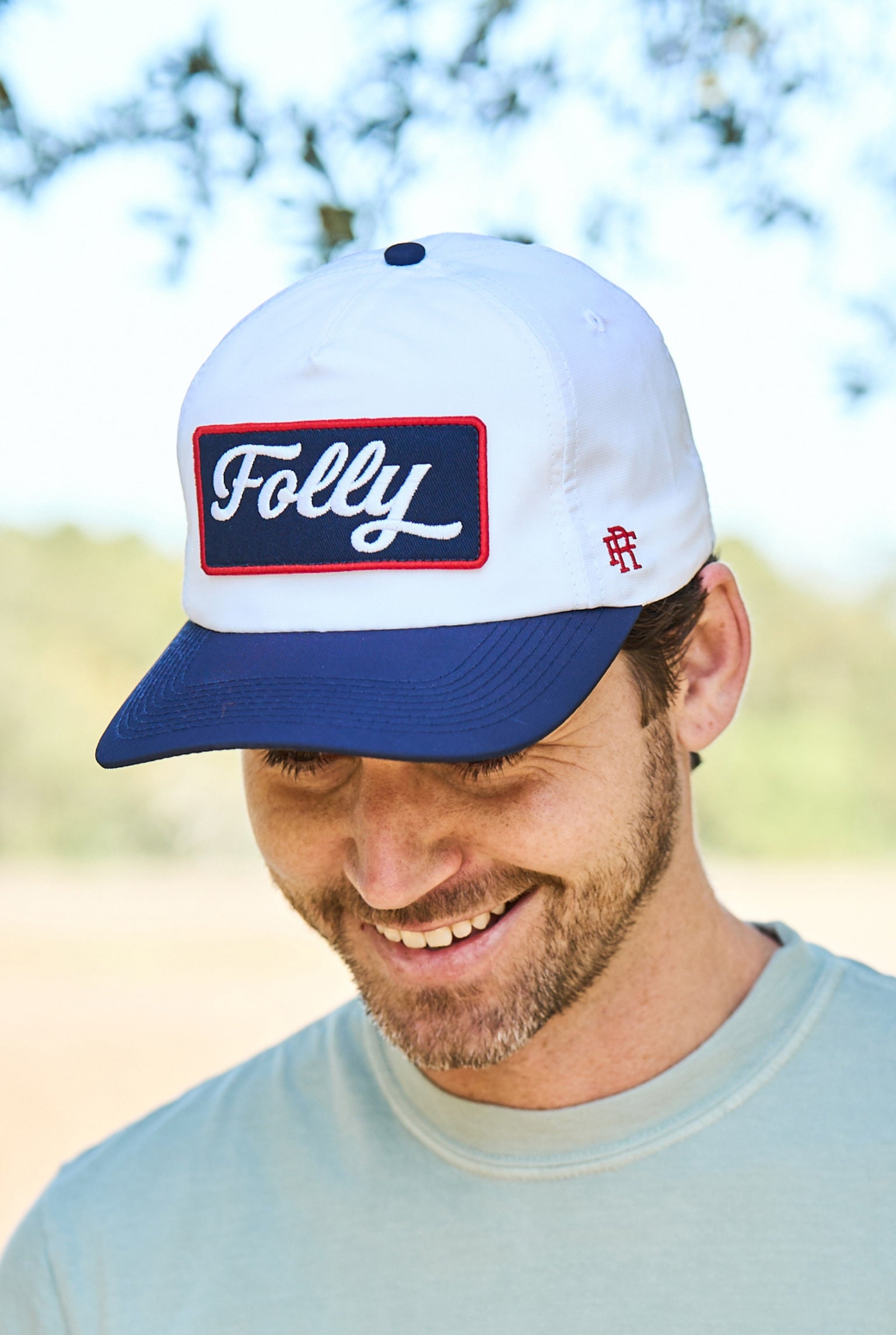 The Skipper Hat | White/Navy
