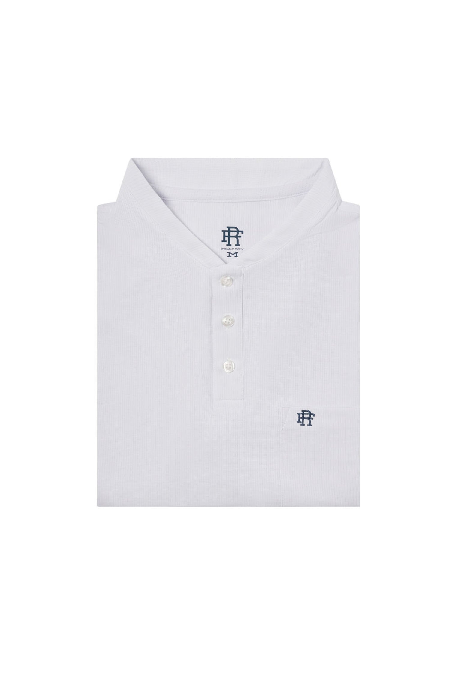 The Buck Henley | White