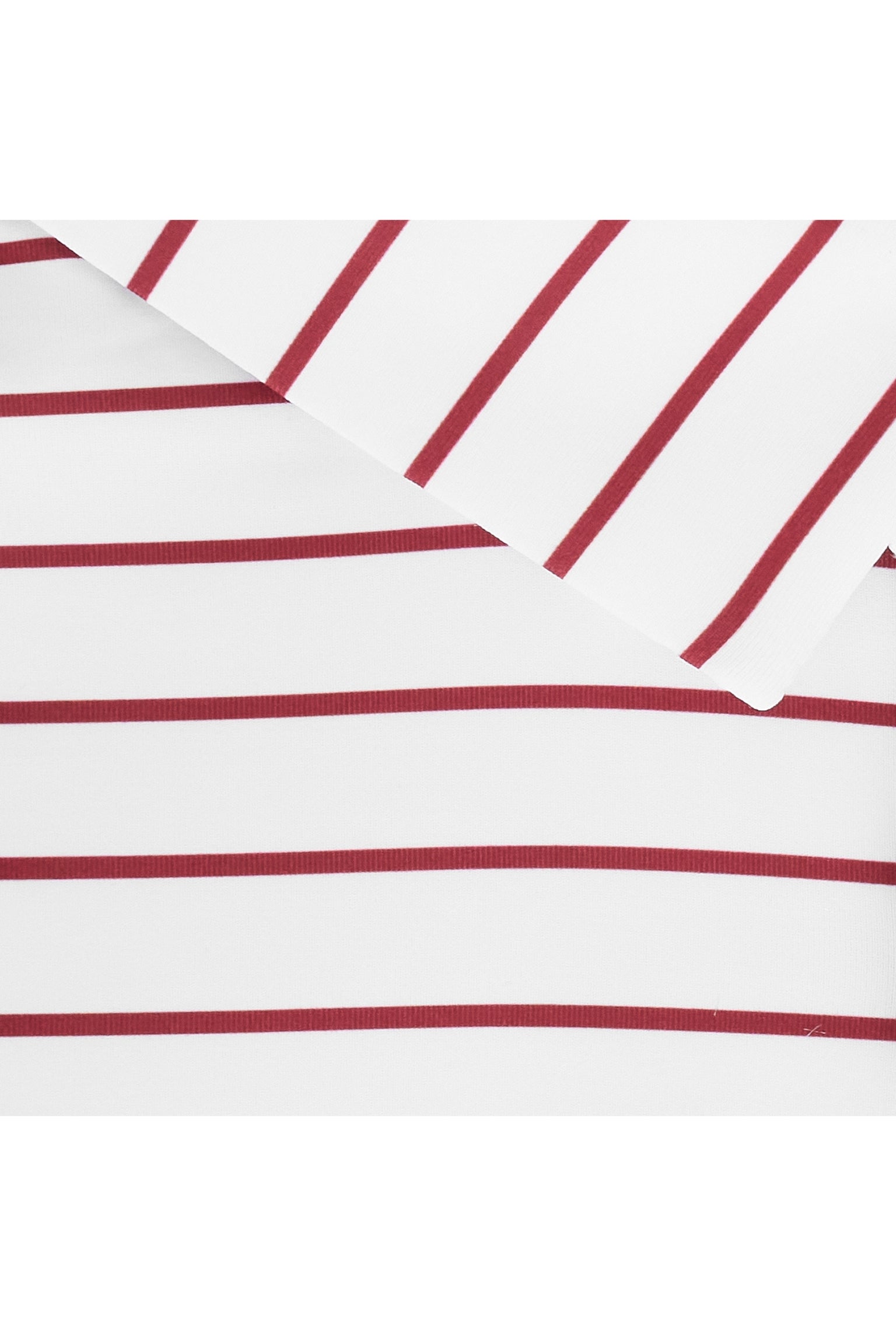 The Arnold Stripe | White/Garnet