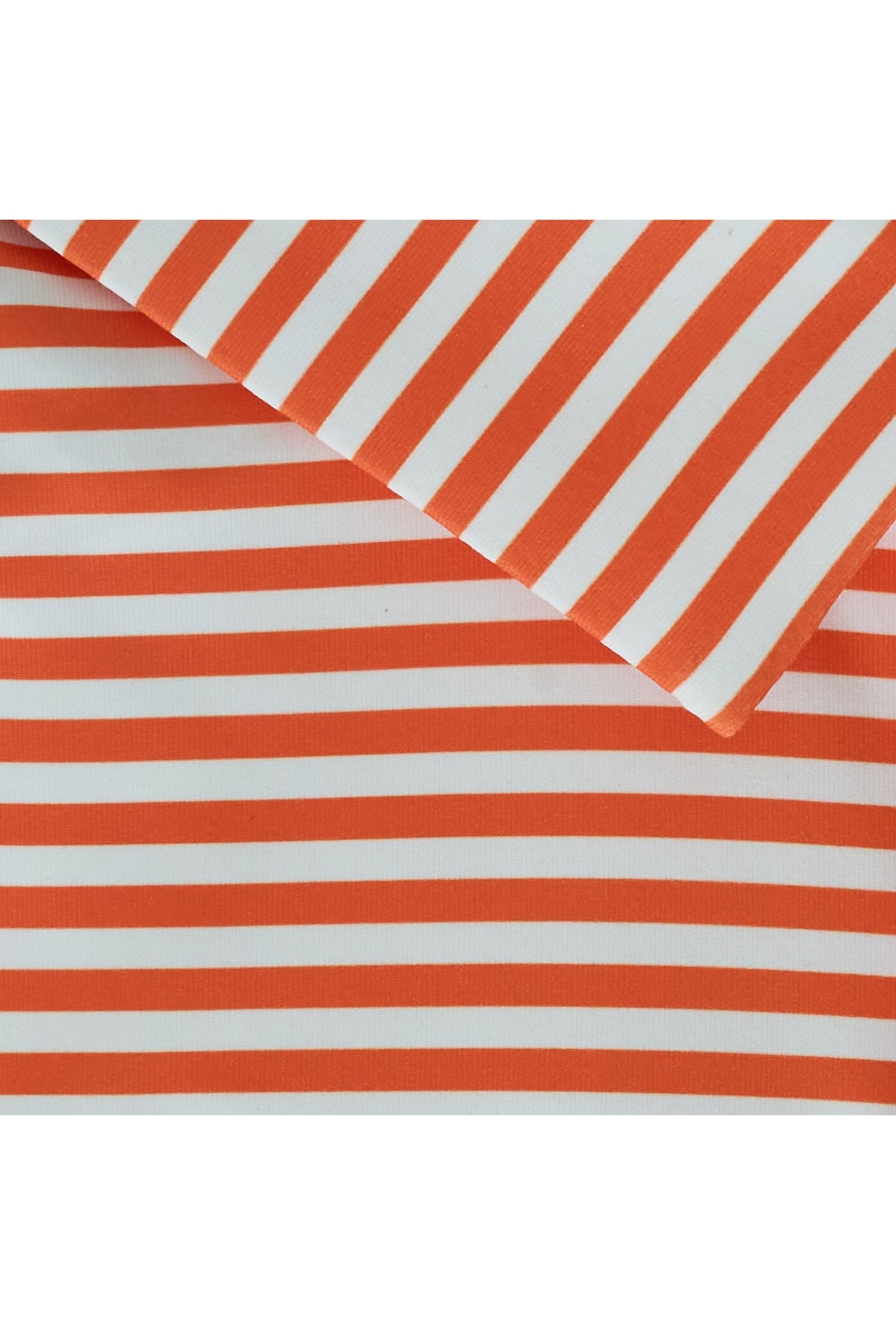 The Cooper Stripe | Orange/White
