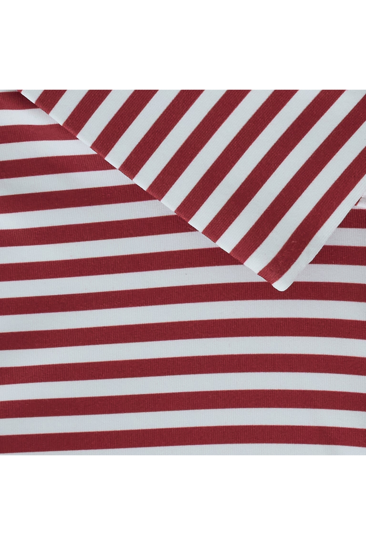 The Cooper Stripe | Garnet/White