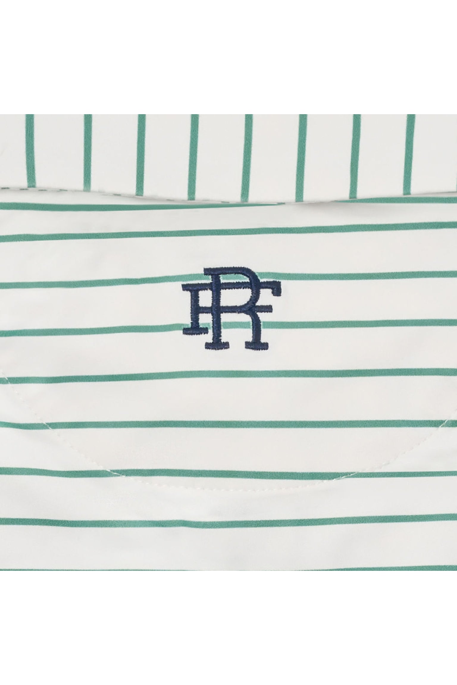 The Arnold Stripe | White/Palmetto Green