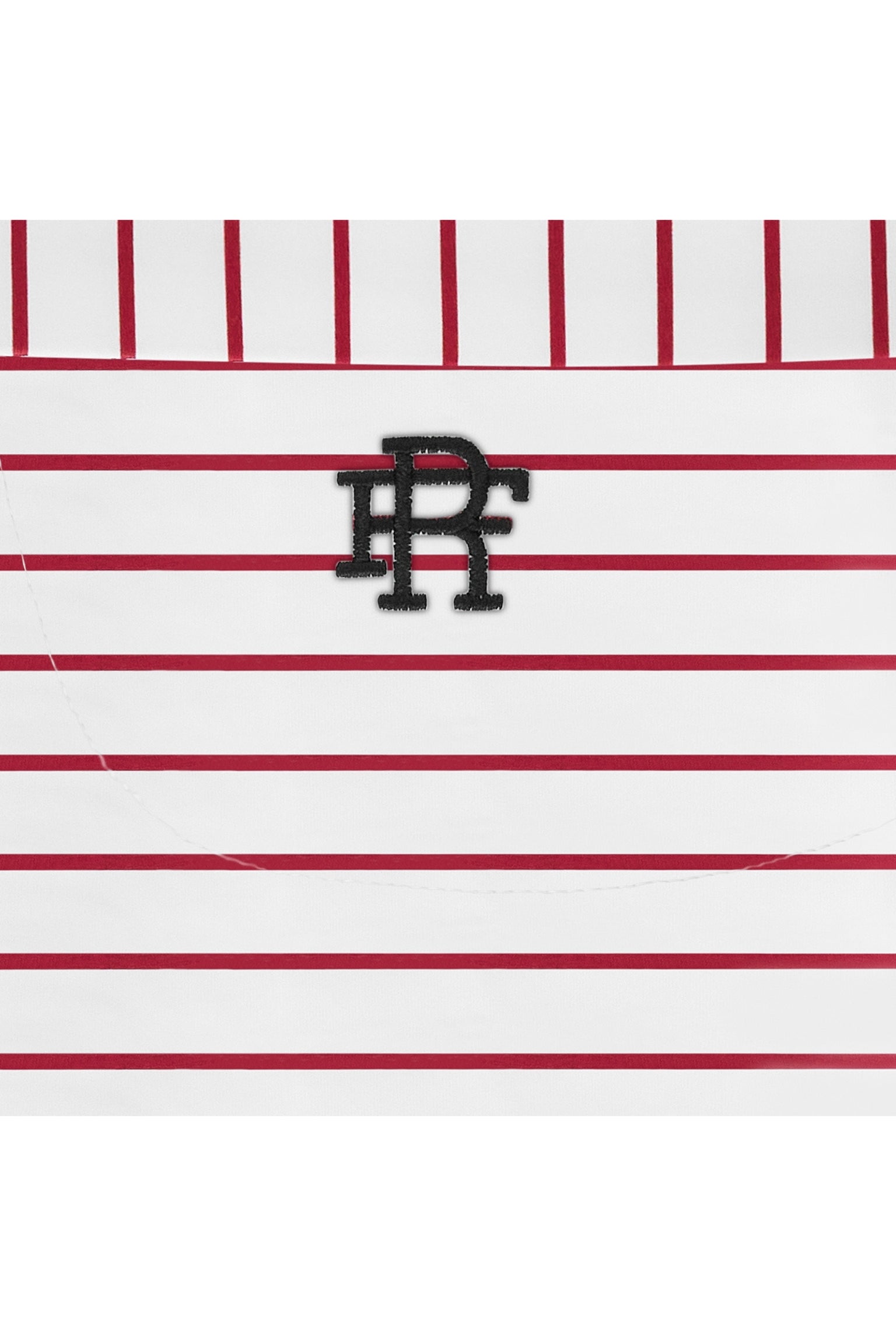 The Arnold Stripe | White/Garnet