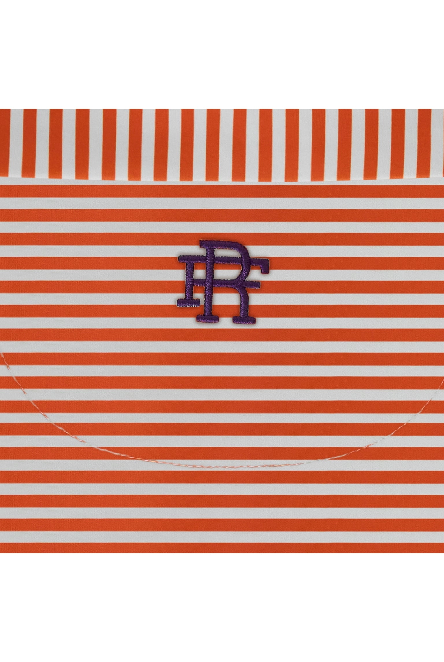 The Cooper Stripe | Orange/White