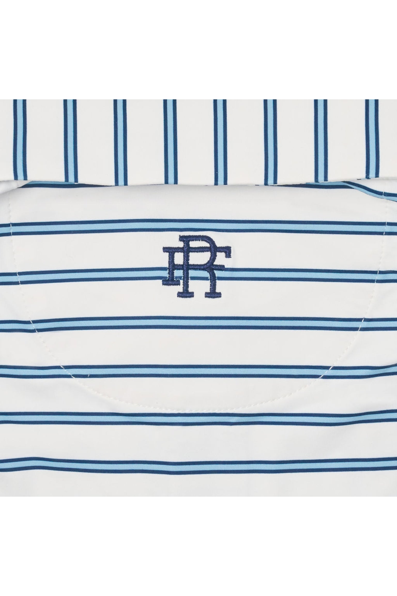 The Byron Stripe | Navy/Sky Blue/White