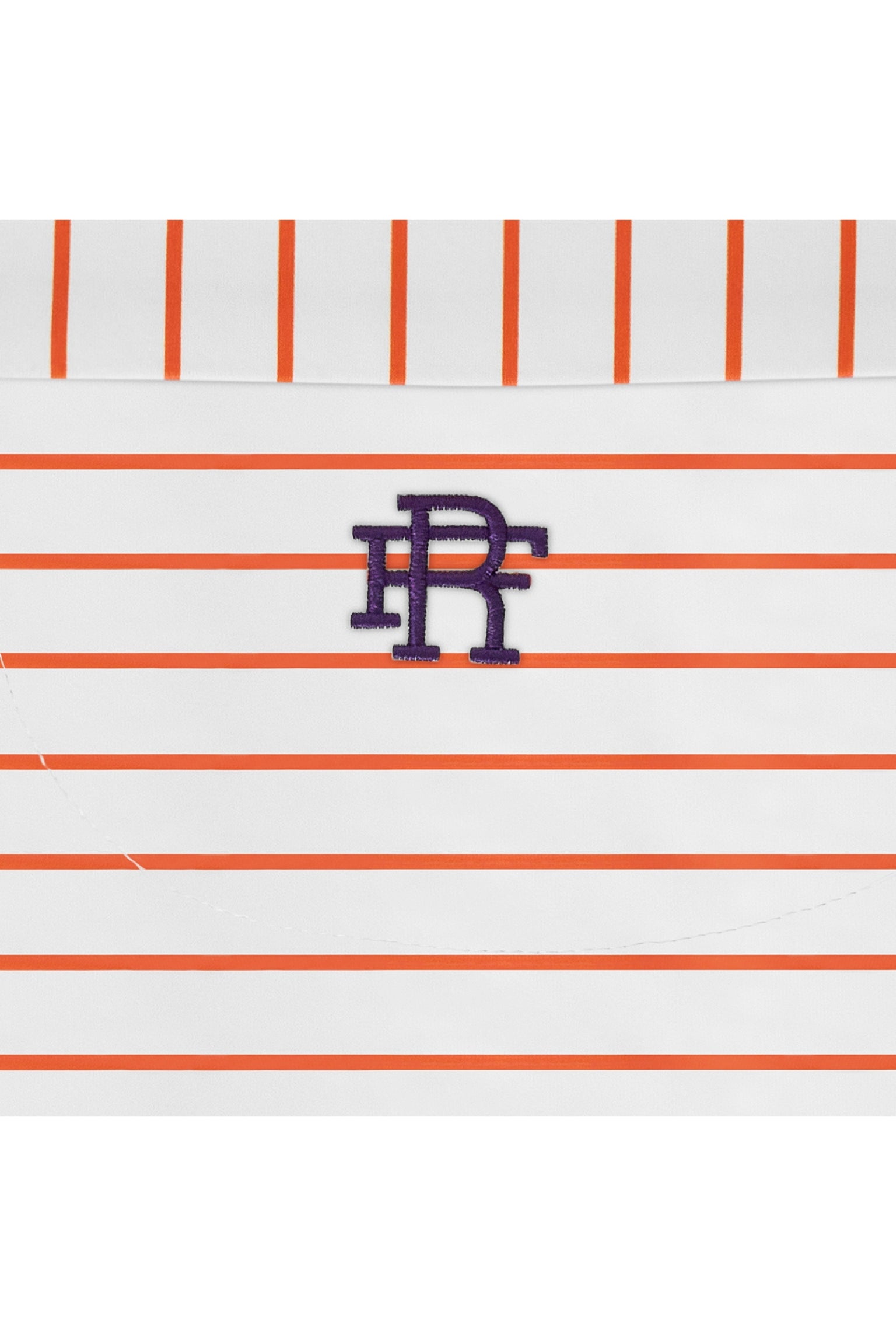 The Arnold Stripe | White/Orange