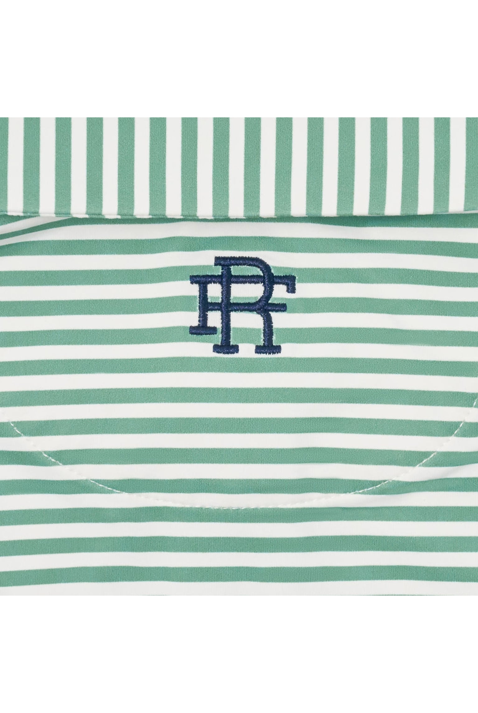 The Cooper Stripe | Palmetto Green/White