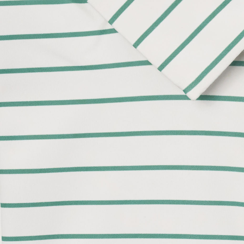 The Arnold Stripe | White/Palmetto Green