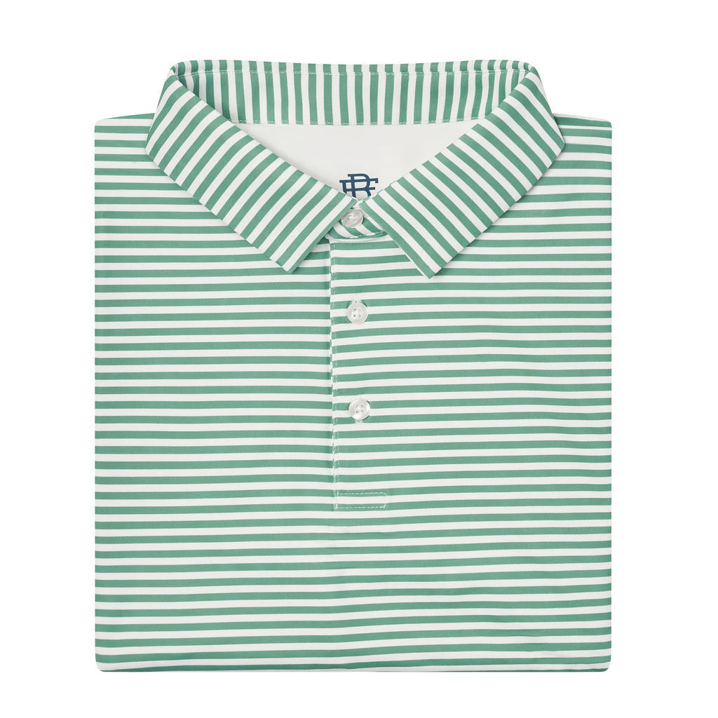 The Cooper Stripe | Palmetto Green/White