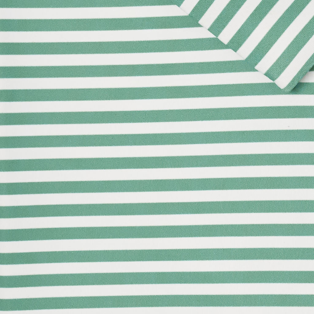 The Cooper Stripe | Palmetto Green/White